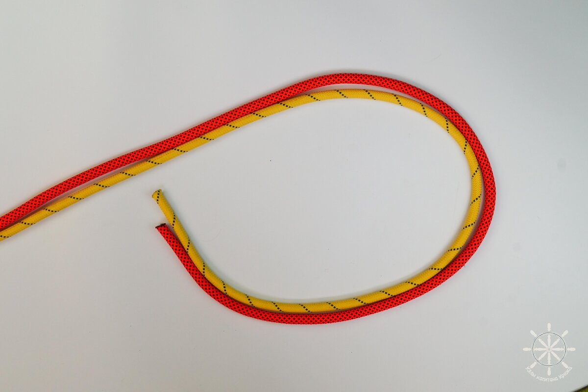 Как вязать двойной встречный узел?