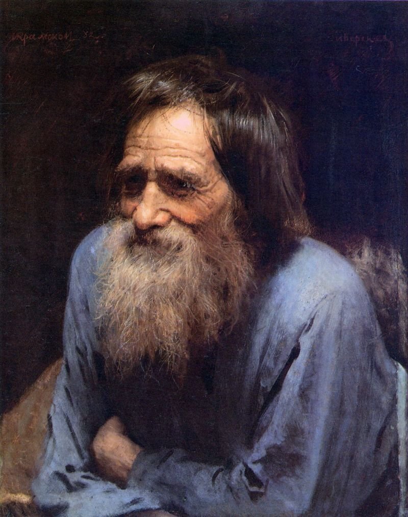 Иван Николаевич Крамской. «Мина Моисеев». Живопись, 1882, 56×45 см (artchive.ru)