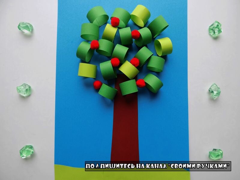 Аппликация дерево