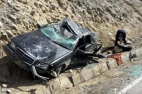  Разбитый "Мерседес" на трассе Душанбе- Чанак. Иллюстративное фото с сайта Akhbor-rus.com