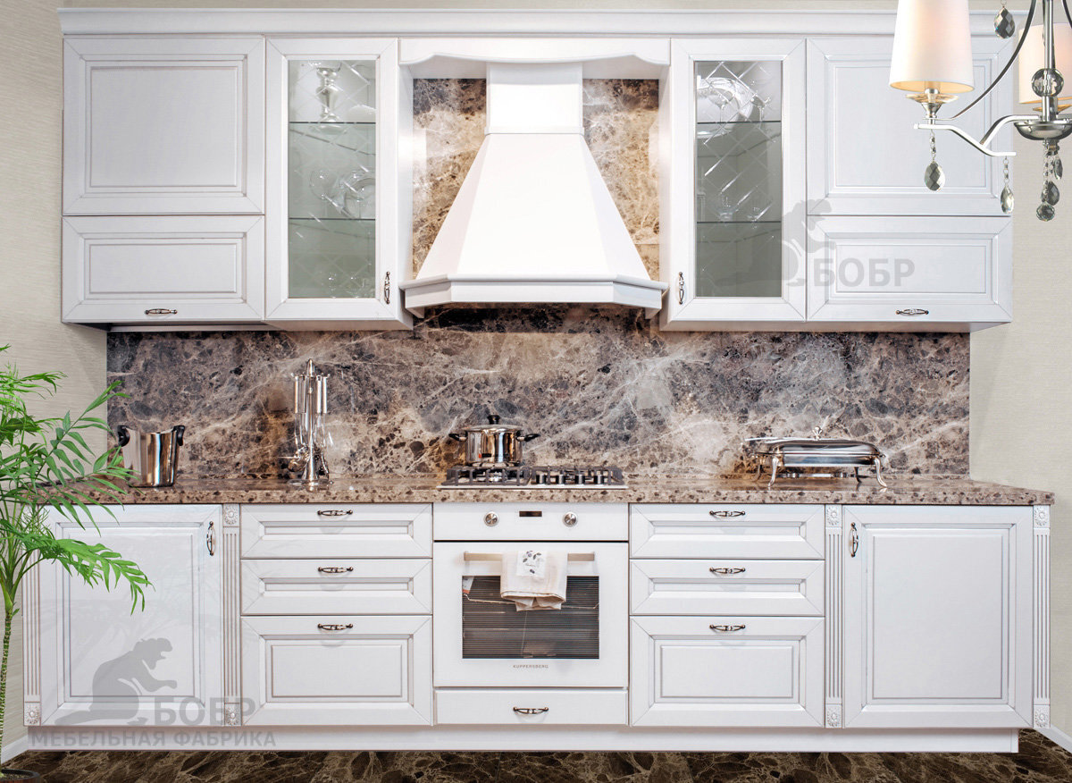 На фото модель кухни "Джулия". Производство мебельной фабрики "Бобр".