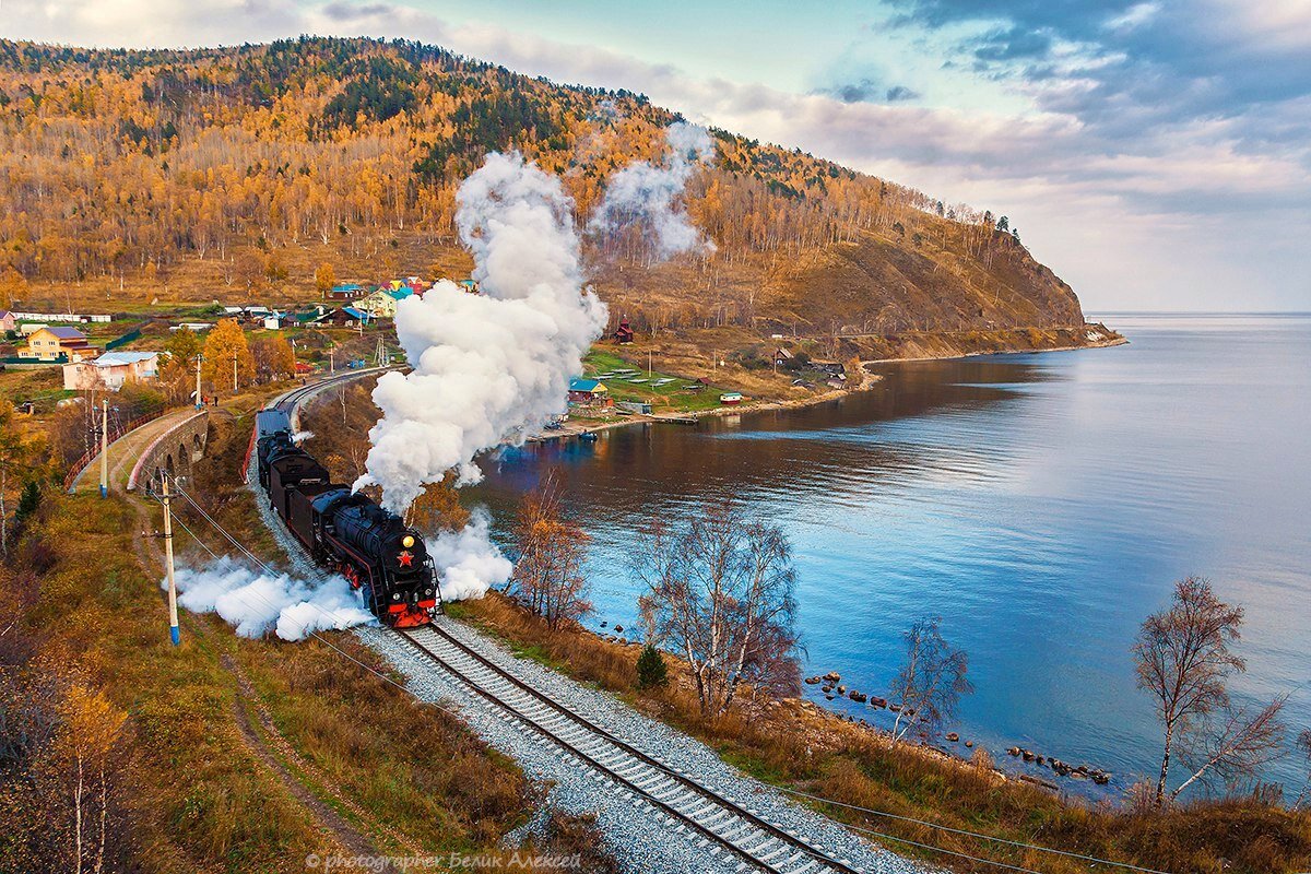 Кругобайкальская железная дорога фото