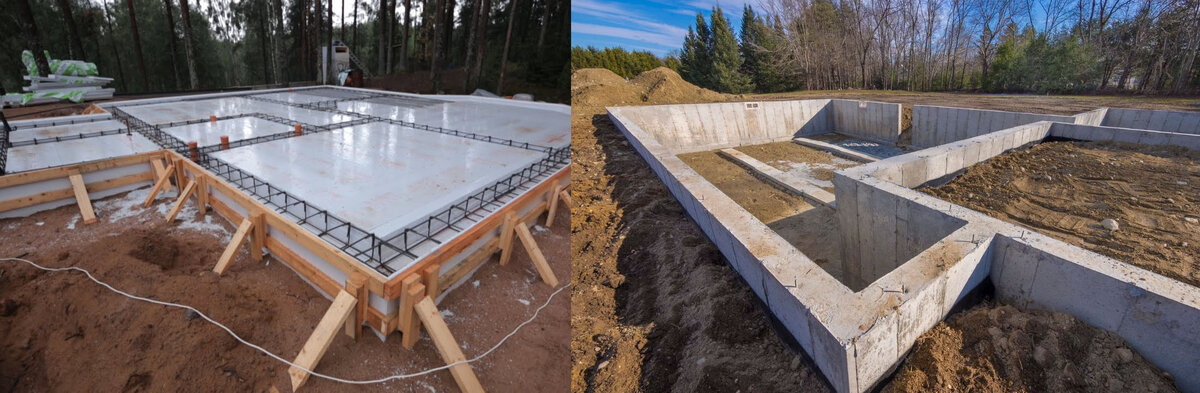 При сравнении типов фундаментов необходимо учитывать их стоимость и сроки возведения