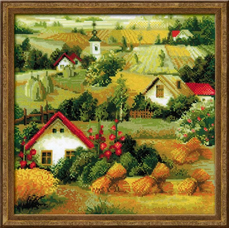 "Сербский пейзаж" от Риолис. Художник Елена Колмакова. Фото из Интернет