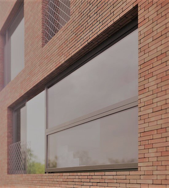 Исходное положение в кирпичном здании