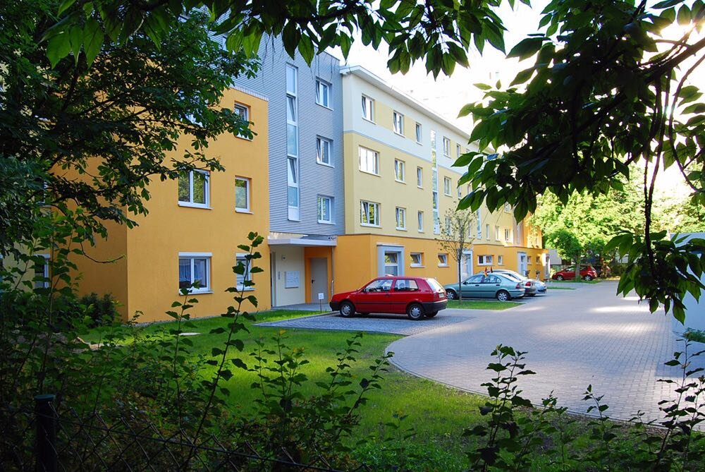 Типичный немецкий дворик внутри дома