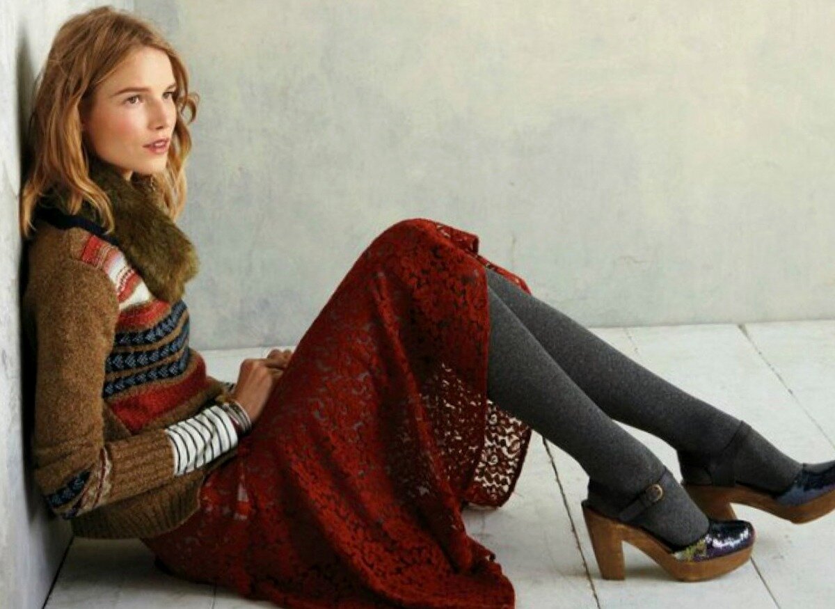 Носите кружево только без колготок