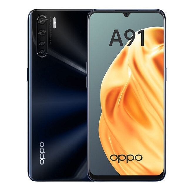 OPPO A91 в чёрном цвете
