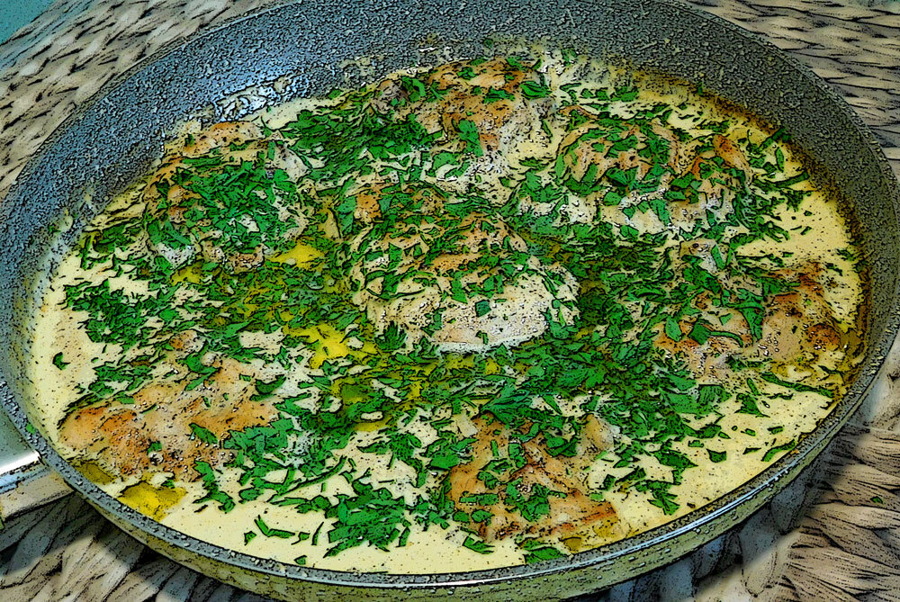 Курица по-кабардински