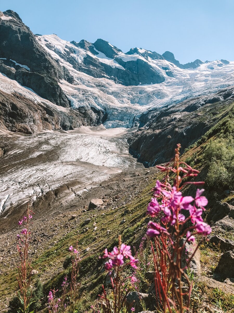 Домбай в начале мая фото