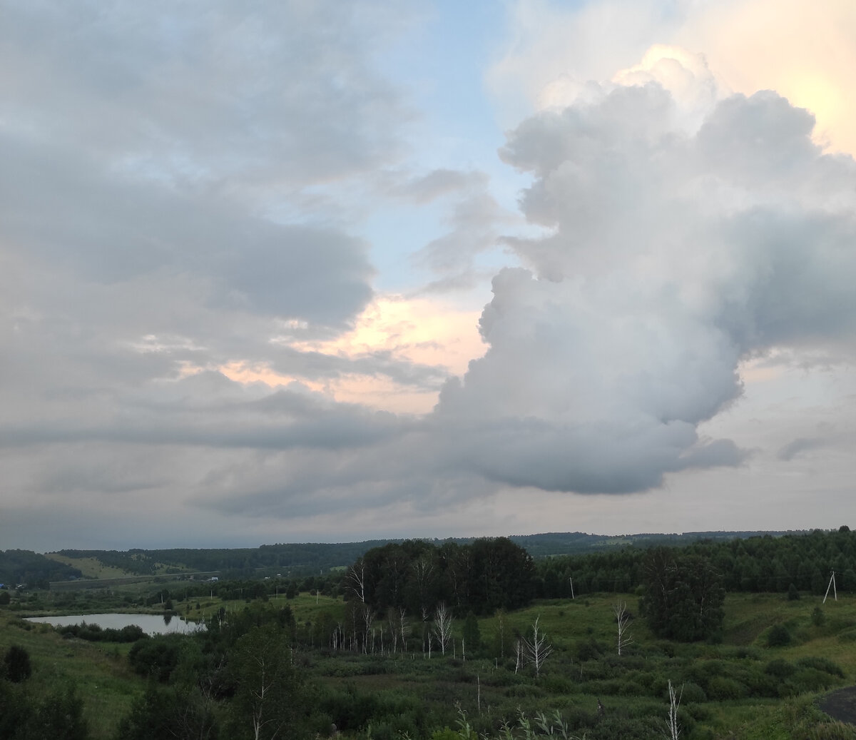 Снова пейзаж с рабочей площадки