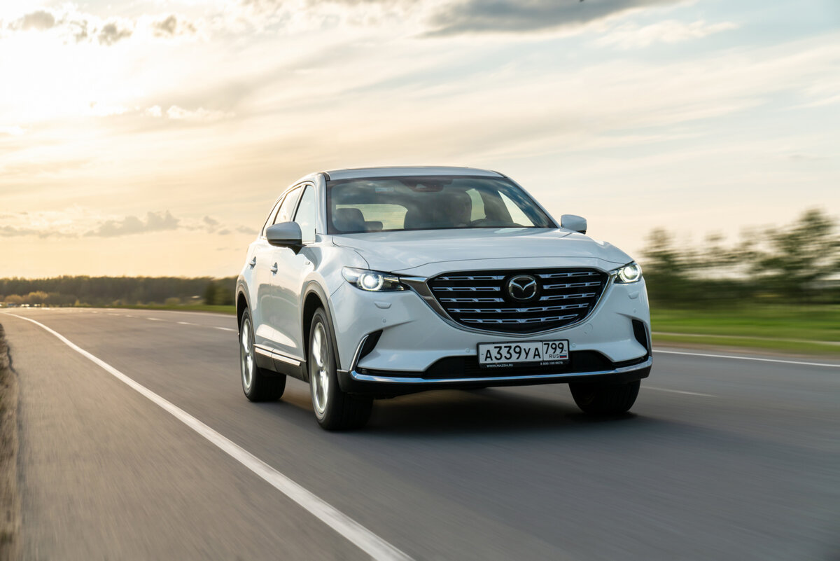 Тест-драйв юбилейной Mazda CX-9: этюд в перламутровых тонах | 110KM.RU |  Дзен