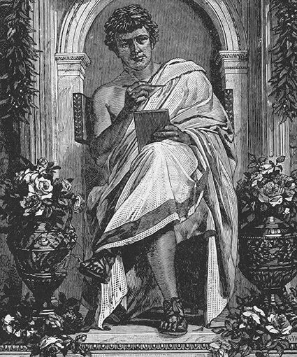 Овидий пишет свои Amores