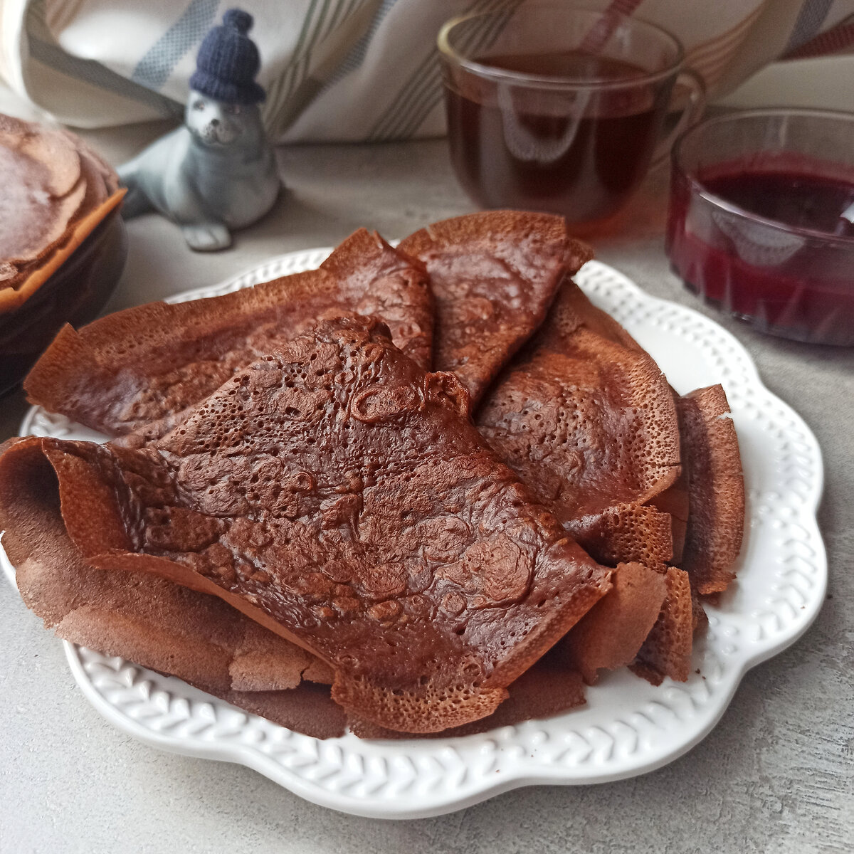 Шоколадные блинчики – просто и вкусно. | Мария Сурова - рецепты и советы |  Дзен