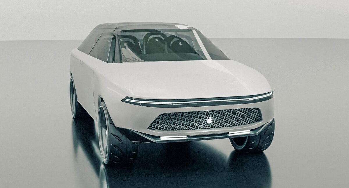 Заглавное фото: рендеры Apple Car, созданные дизайнерами Vanarama