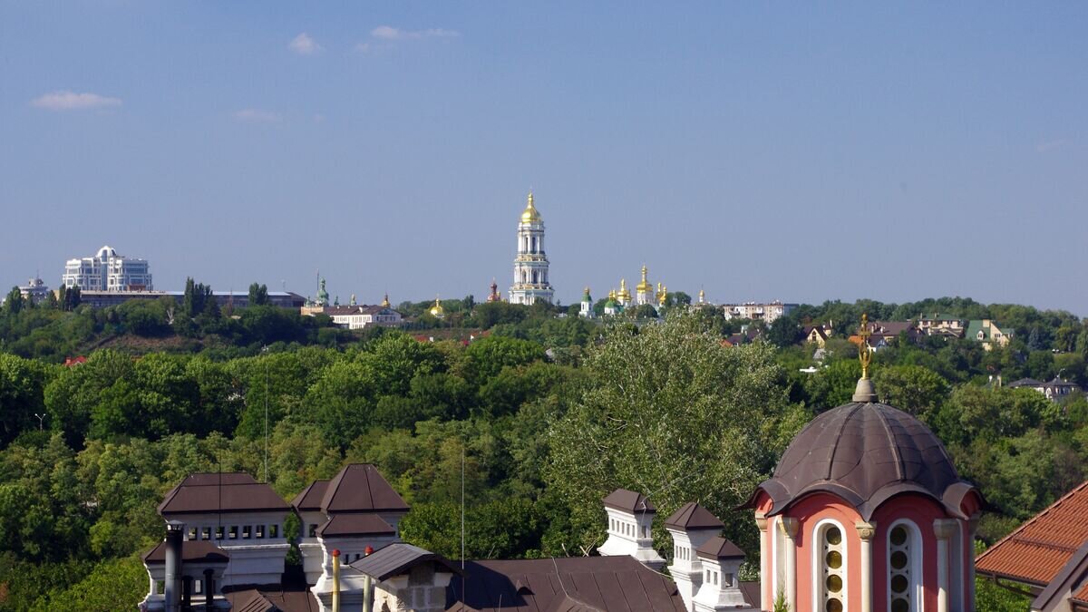    Вид на Киево-Печерскую Лавру. Киев, Украина © РИА Новости