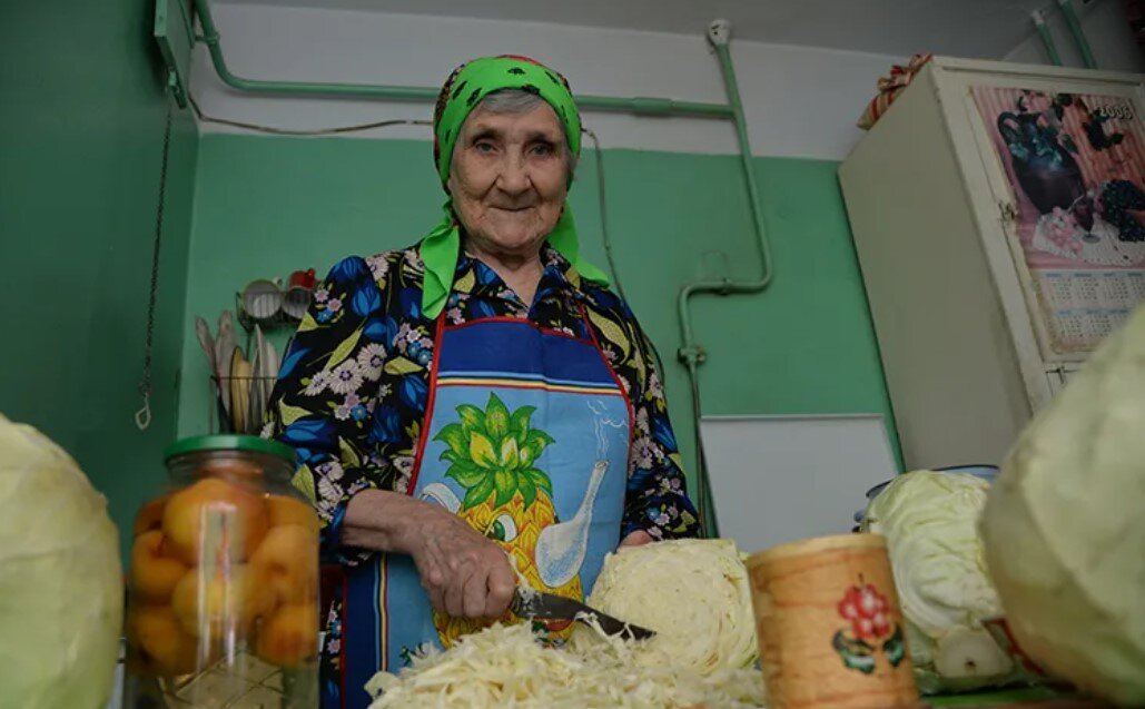 Капуста у бабы Кати объедение