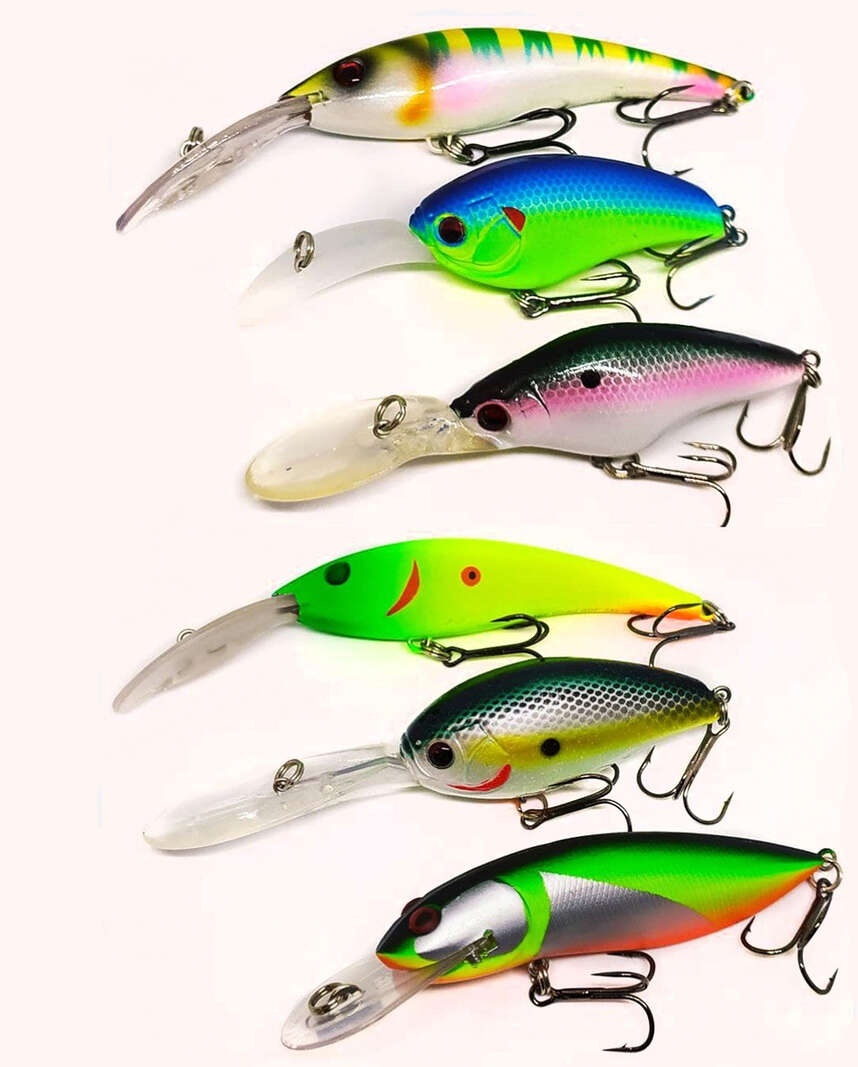 Воблеры разных расцветок и типов