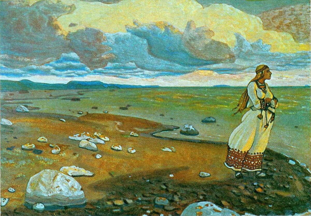 Николай Рерих. За морями земли великие. 1910 