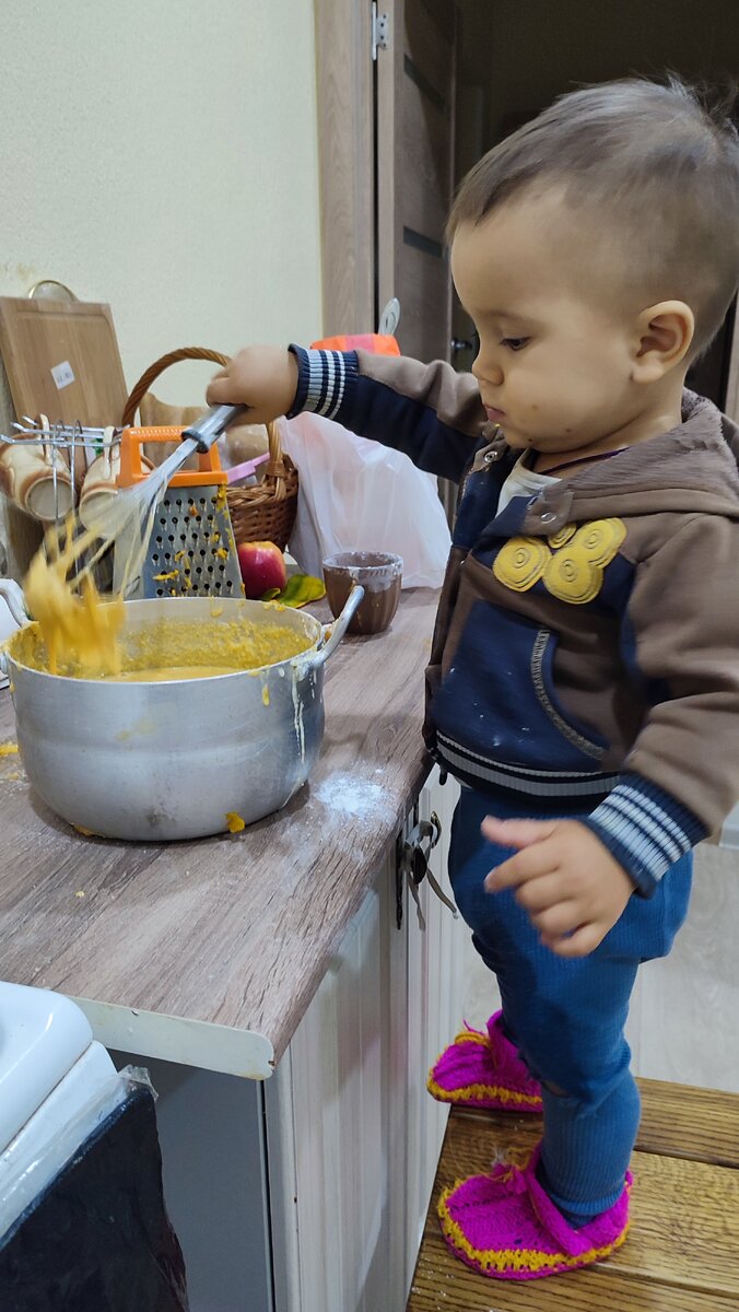 Мой маленький повар. Фото автора