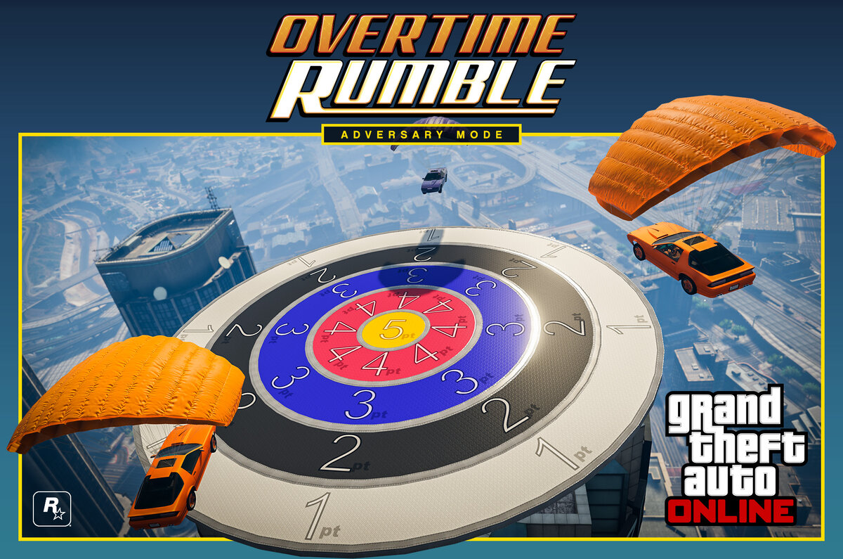 Overtime Rumble добавит в GTA Online новый режим с тачками | pro-gamer.org  | Дзен