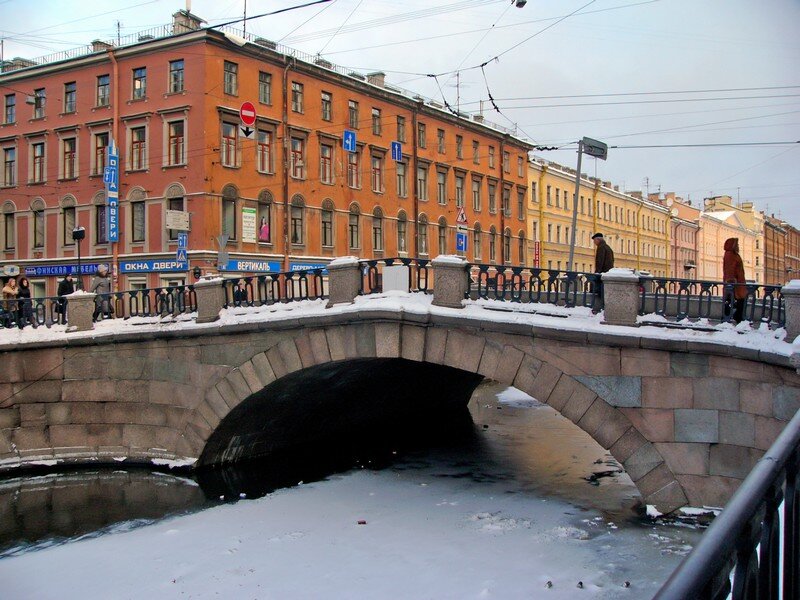 Мост грибоедова санкт петербург