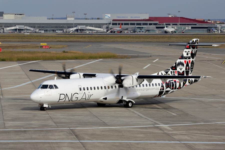 ATR 72-600 версии Combi для PNG Air в аэропорту Тулуза Бланьяк (TLS)