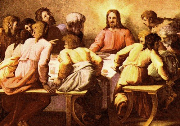 Рафаэль Санти "Тайная вечеря"
