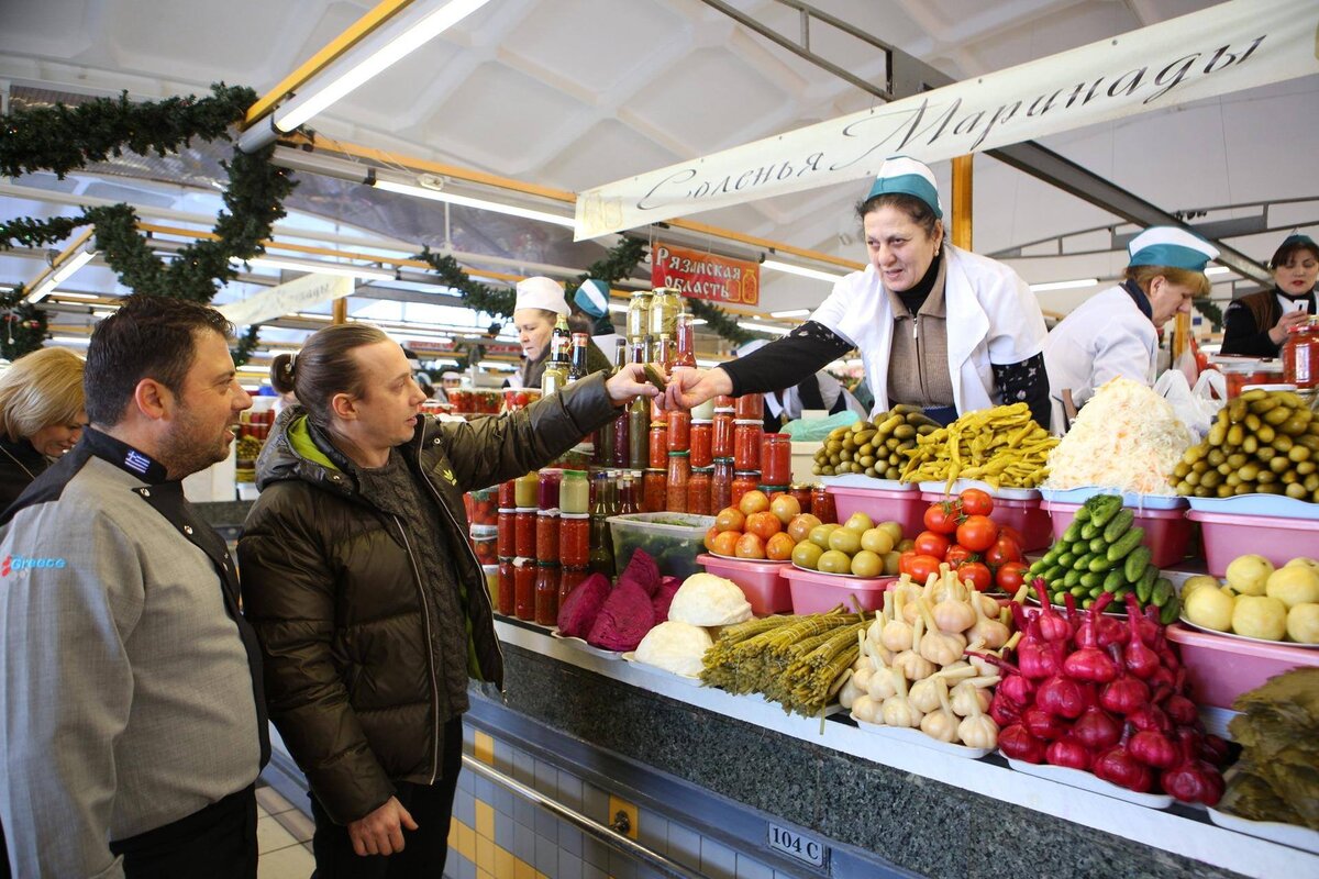 Московские рынки продуктов