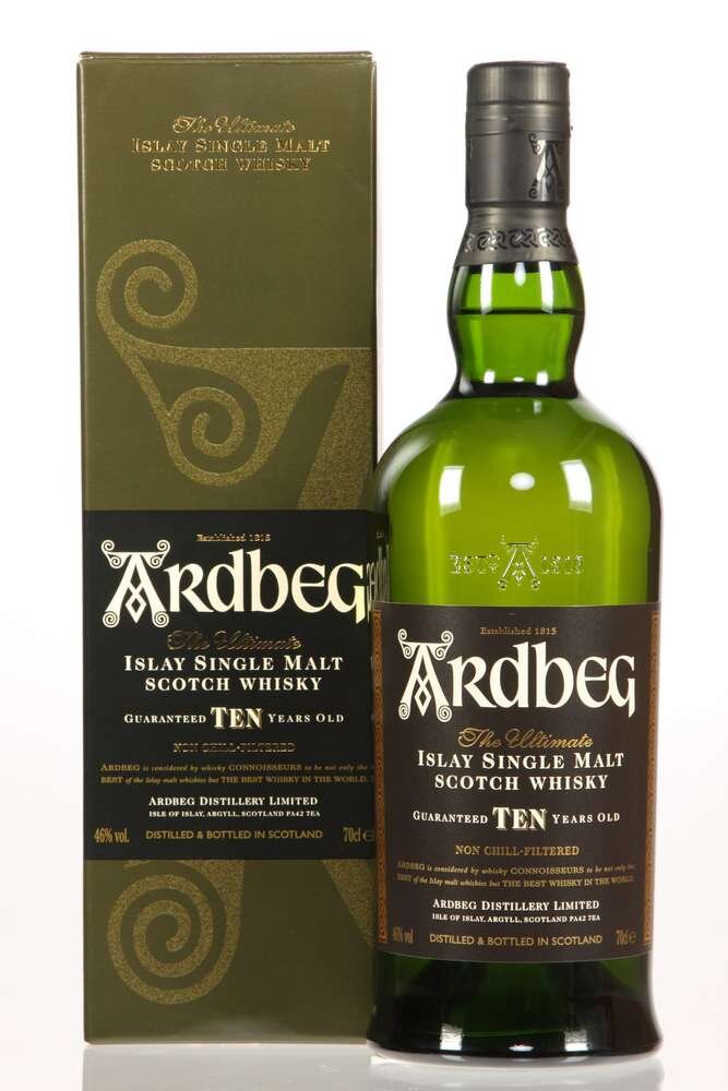 Десятилетний Ardbeg TEN (примерно 4500 руб.)