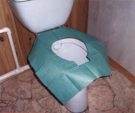 Гигиеническая салфетка на унитаз