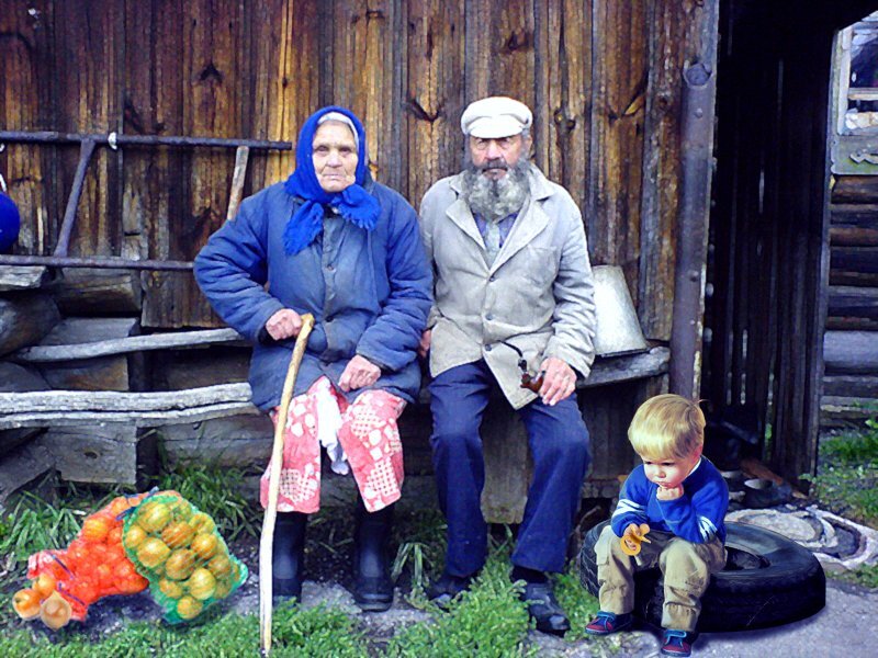 Фото бабушек на лавочке в деревне