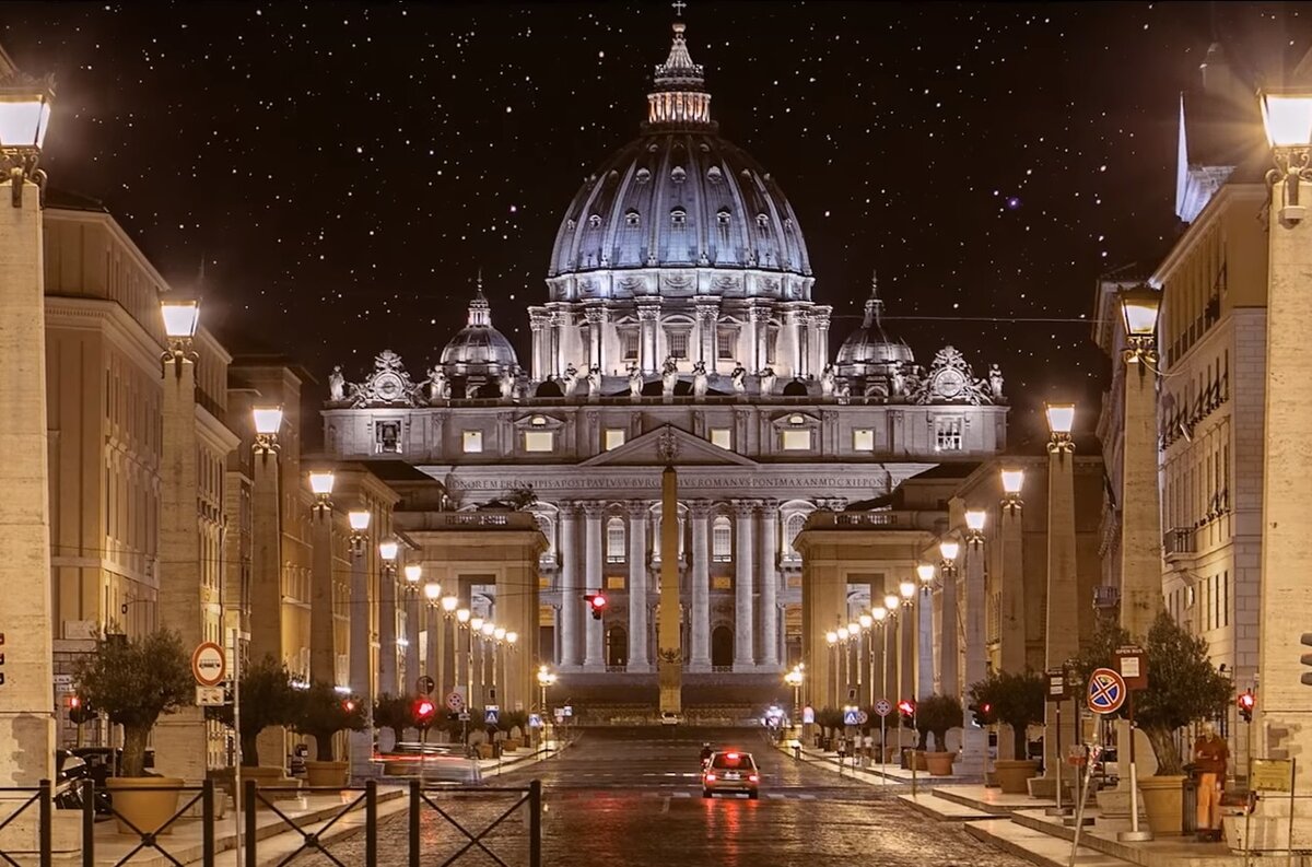 Кадр из видеоролика о Риме