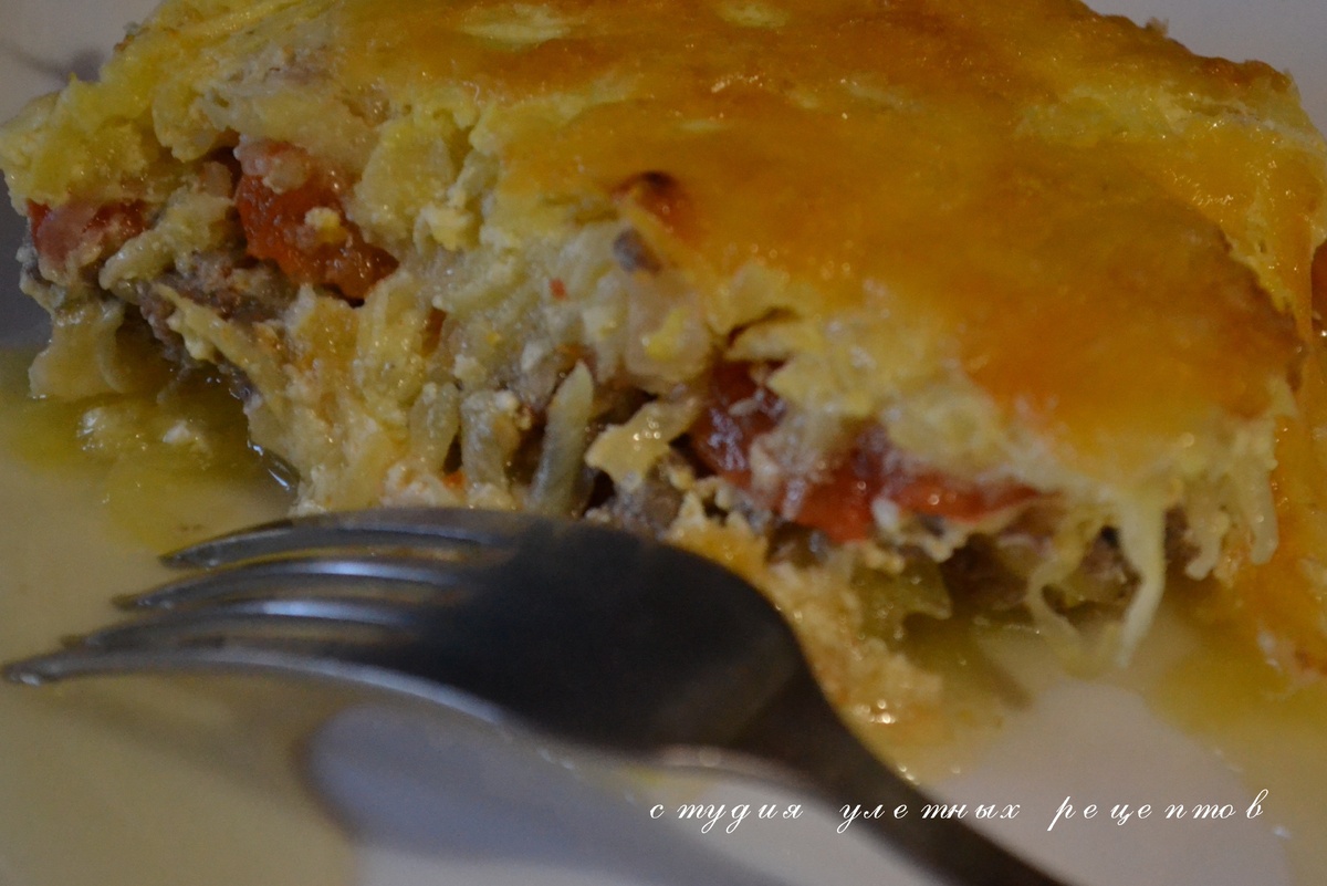 запеканка из кабачков с мясом. Просто улетает со стола в считанные минуты