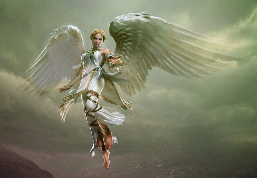 Изображение ангела хранителя с крыльями