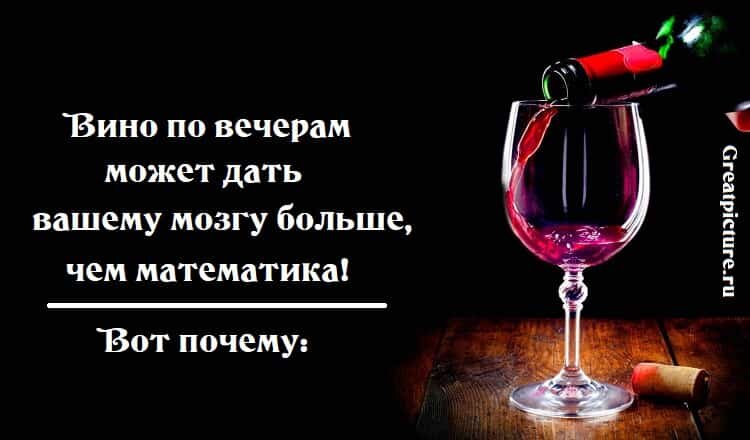 В любой непонятной ситуации пей вино и приседай картинка