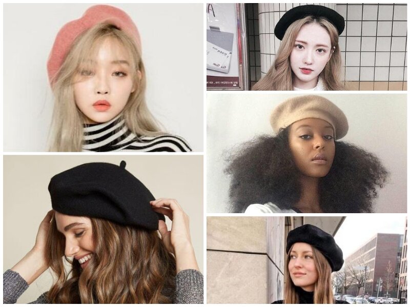  Беретка подчеркнет структуру волос любого типа