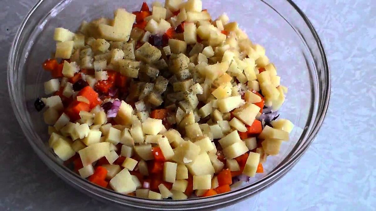 Классический рецепт винегрета.