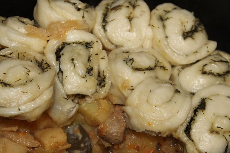 Рулеты мясные штрудель