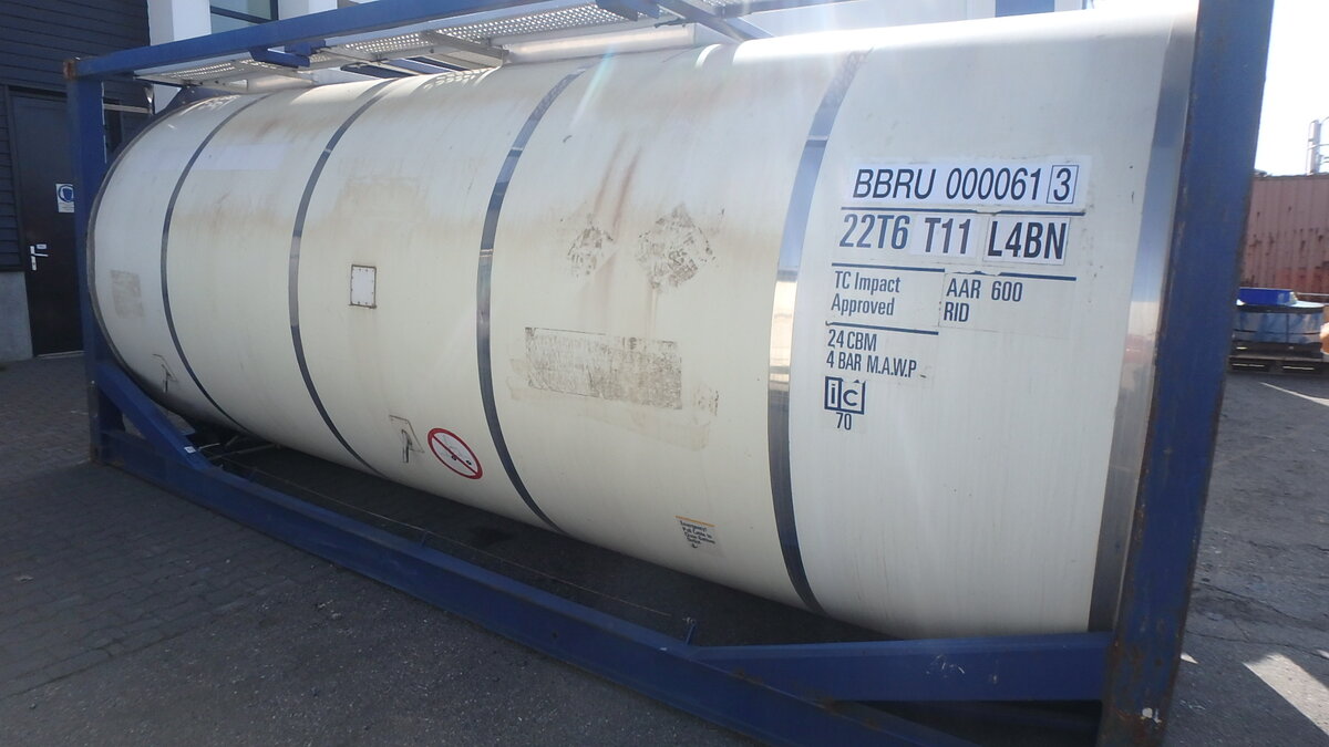 КУПИТЬ ТАНК-КОНТЕЙНЕР T11 (BBRU 0000613) — 24 020 ЛИТРОВ | Итака Транс ...