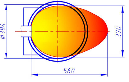В горелках с котлами до 70 кВт
