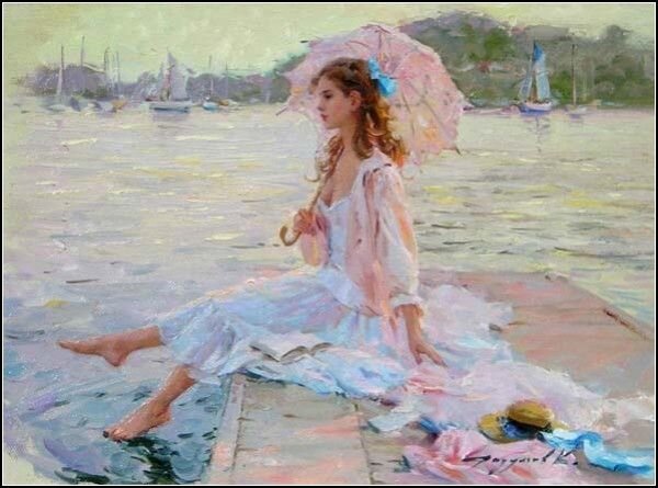 Женщина мечта. Живопись Константина Разумова.