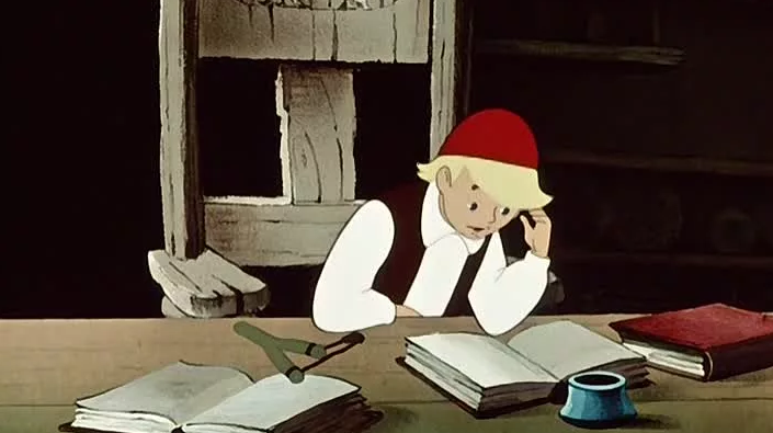 Кадр из мультфильма "Заколдованный мальчик"