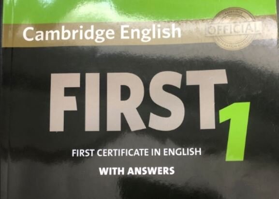 Фото части обложки официального сборника тестов FCE издательства CUP