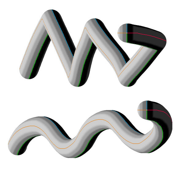 Как сделать объемную линию. Техника бумагопластика. Оптические иллюзии на бумаге. Объемные рисунки. Как сделать объемную линию.