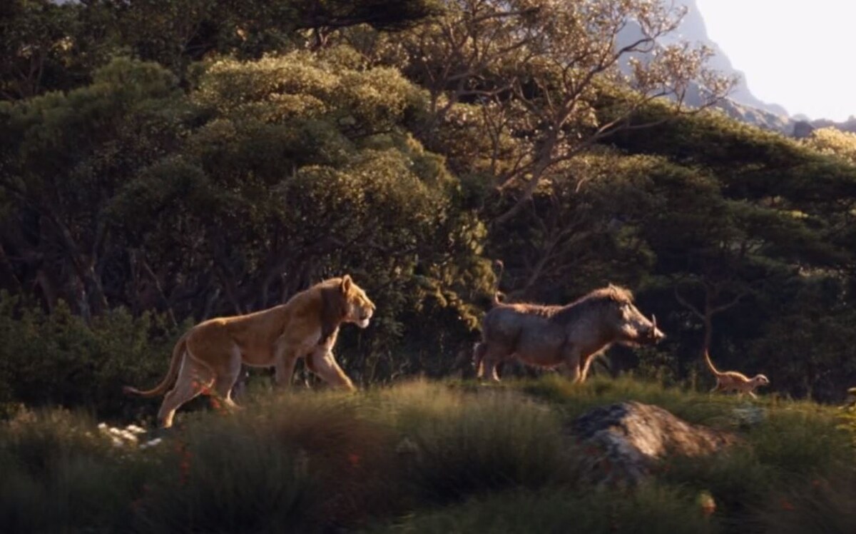 Кадр из фильма "Король лев"