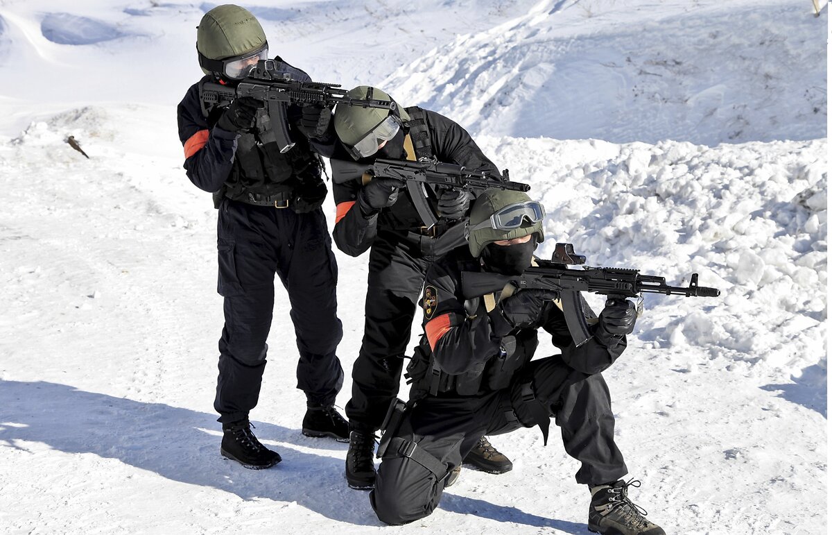 Вообще, по законодательству РФ "боевые оружием" считается любое принятое на вооружение оружие, которое будет использоваться в рамках военизированных структур. 