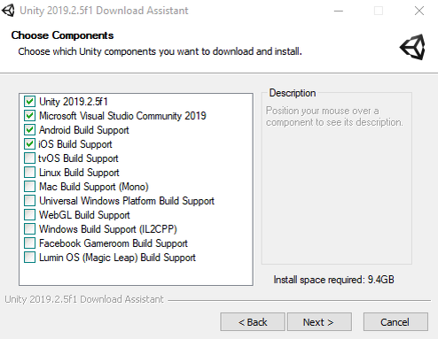 Желательно выбрать эти варианты.