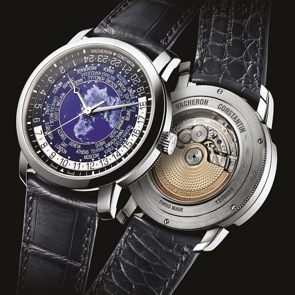 Traditionnelle World Time Blue Fired Enamel Dial, Vacheron Constantin 