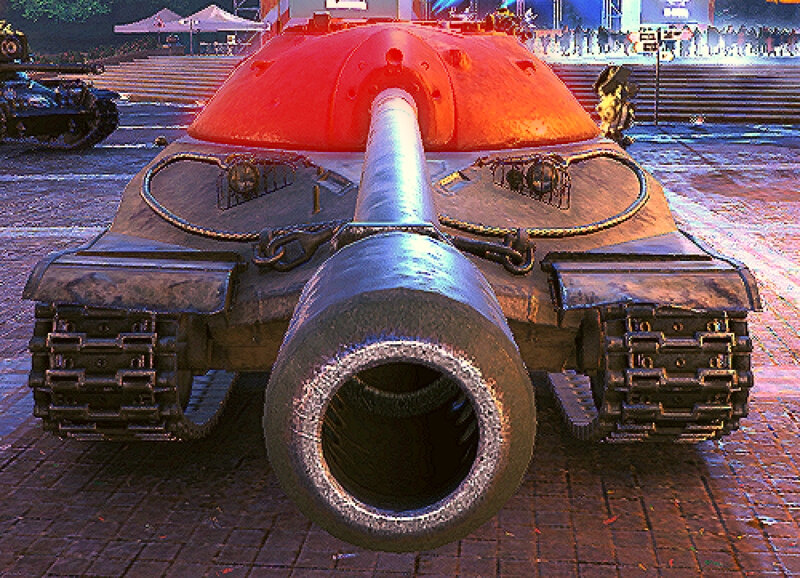 СССР, Тяжёлый Танк X уровня ИС-7. Не пробиваемая башня.